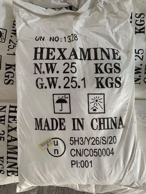OHSAS18001ヘキサミンは織物のためのCAS 100-97-0の企業の等級C6H12N4を粉にする