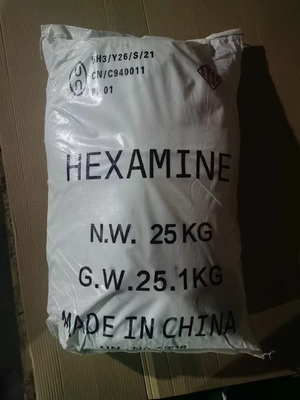 産業99ヘキサミンの粉のMethenamine C6H12N4 Urotropineのプラスチック治癒代理店