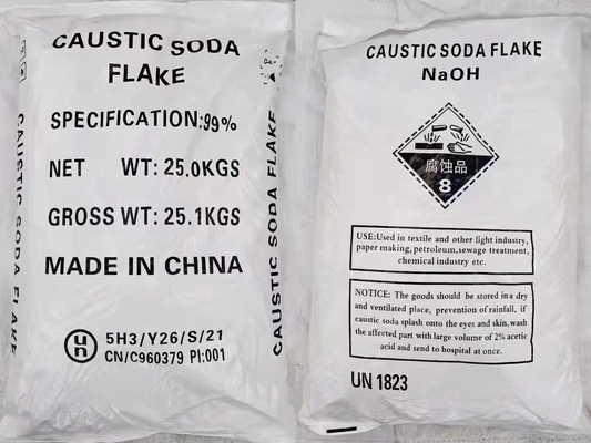 25 KG/BAG 99% 純度 カウスティックソーダ ナトリウムヒドロキシード フラックス CAS 1310-73-2 紙製造用